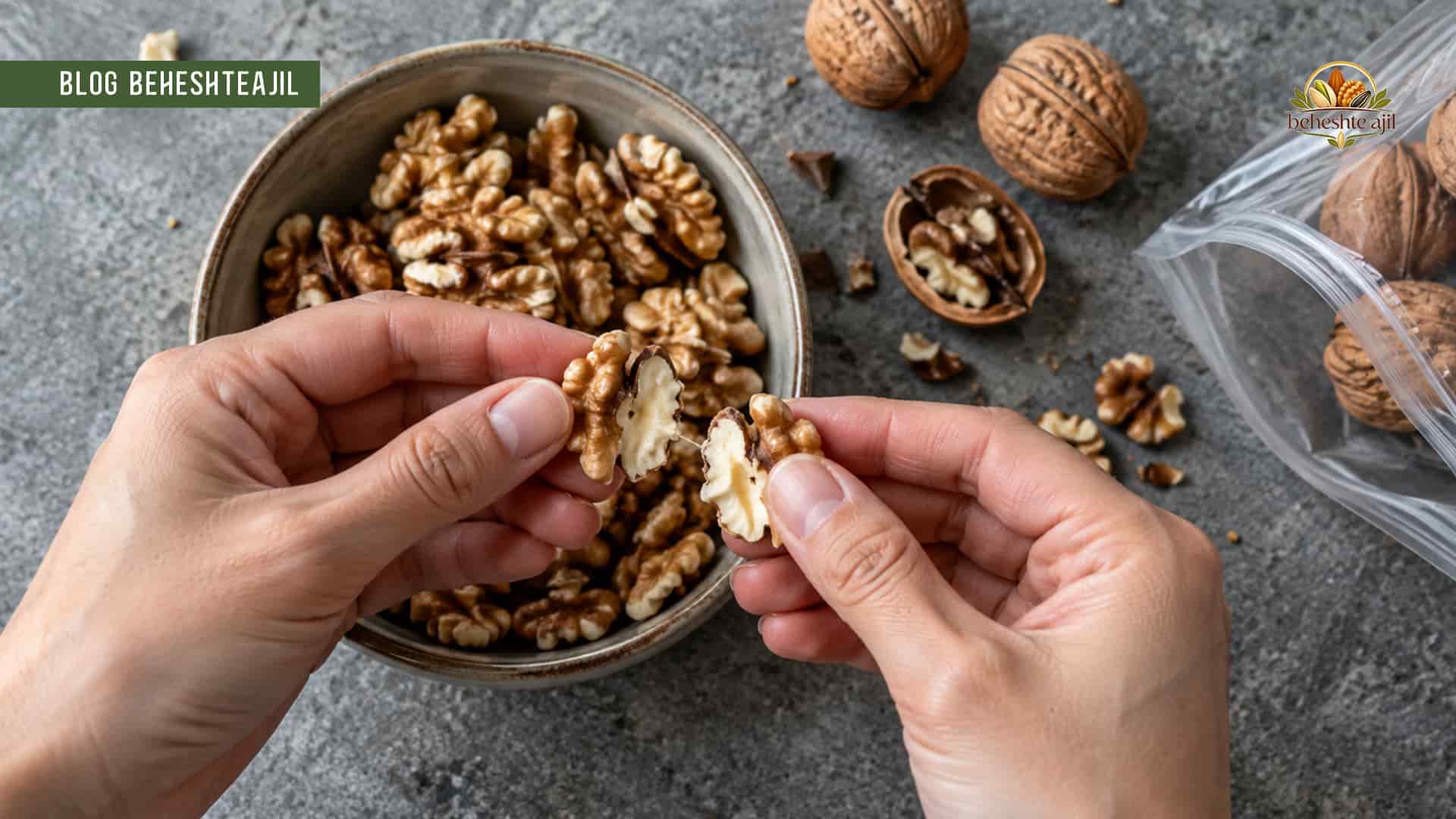 چگونه تازگی آجیل را هنگام خرید اینترنتی تشخیص دهیم؟