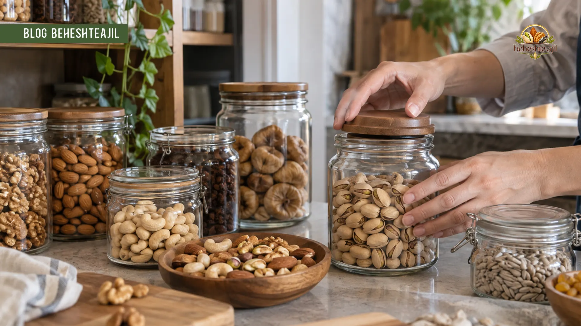 چگونه آجیل را نگهداری کنیم تا تازه بماند؟