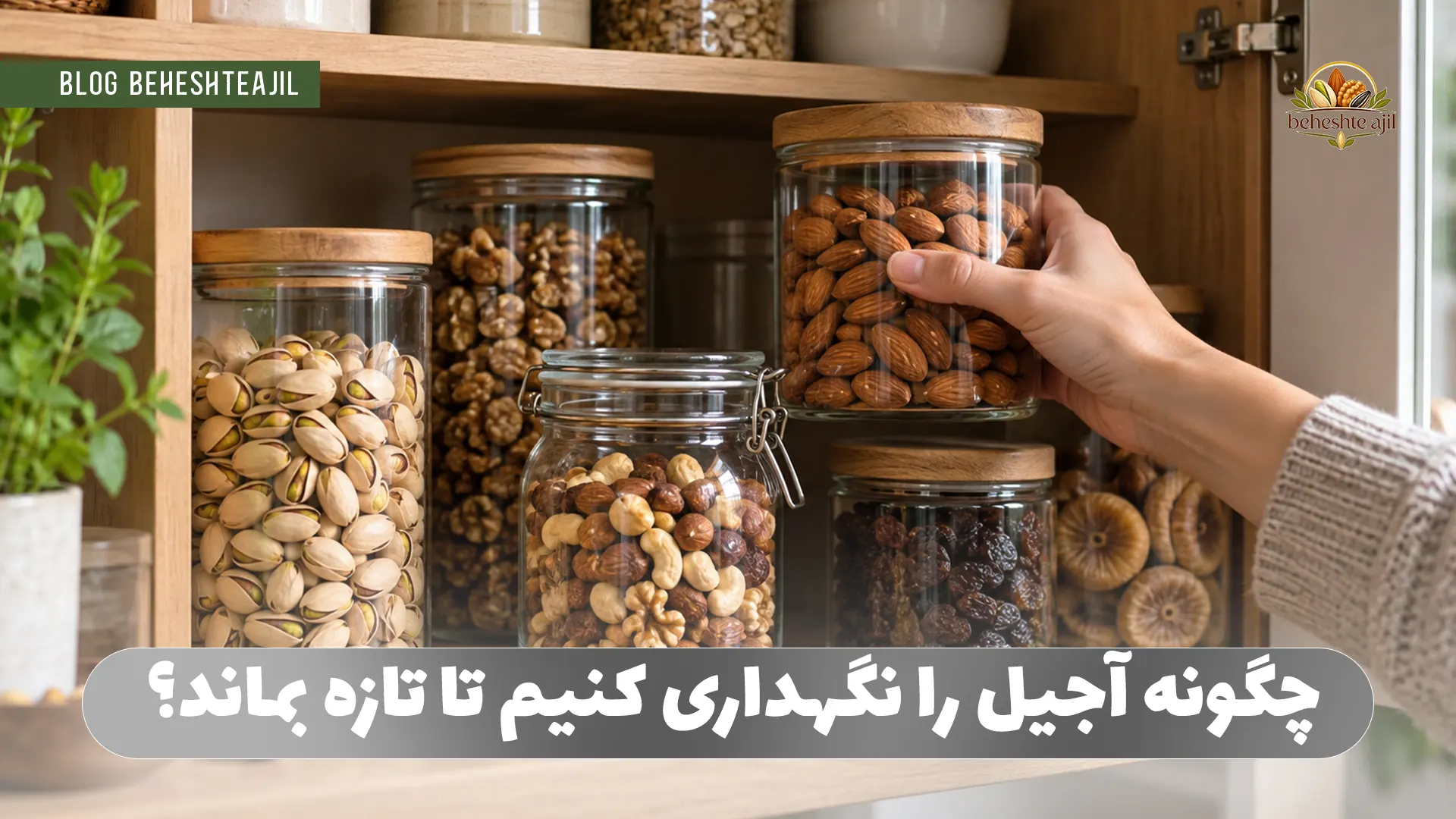 چگونه آجیل را نگهداری کنیم تا تازه بماند؟