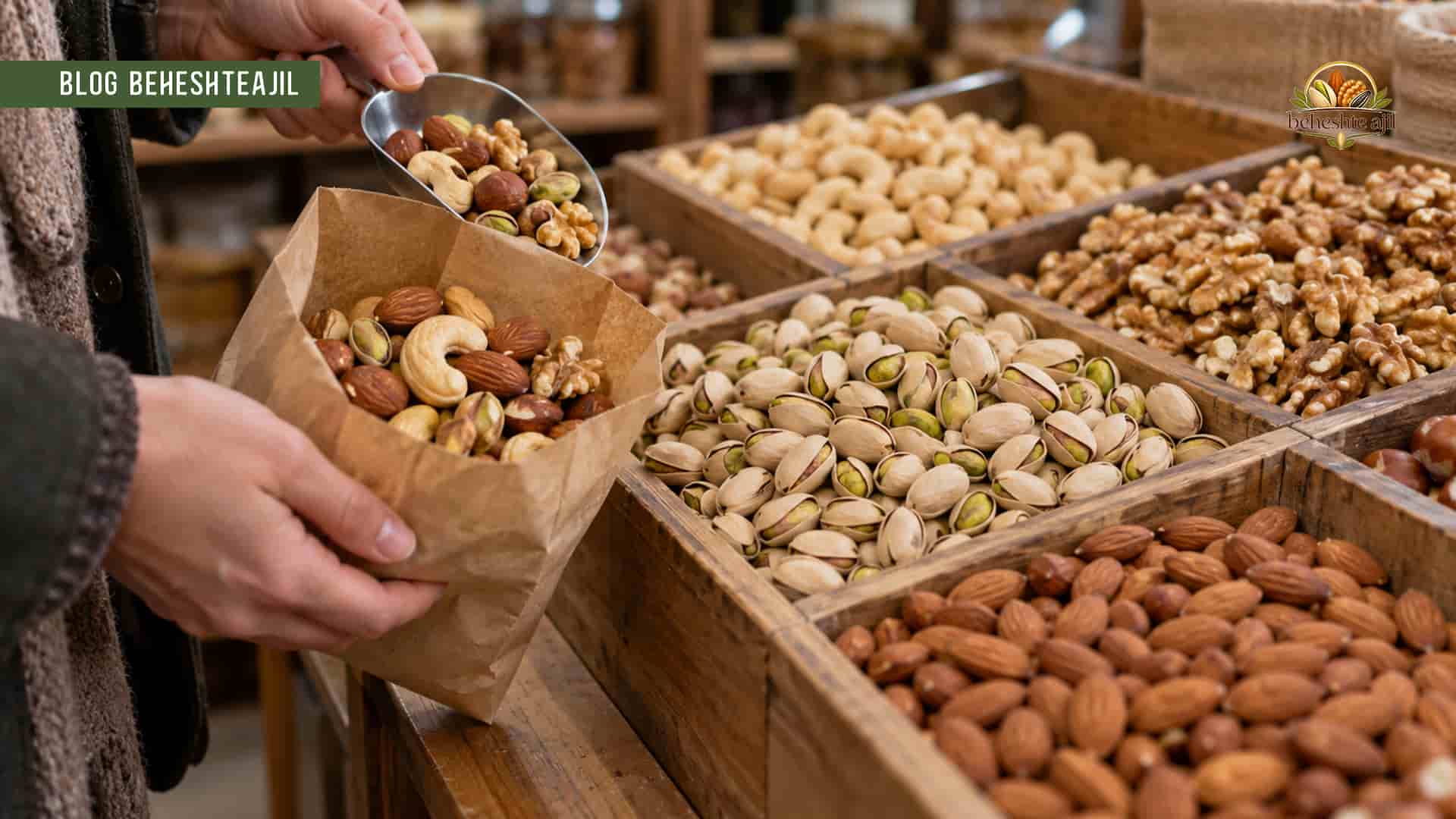 آجیل مخلوط بهتر است یا خرید جداگانه مغزیجات؟
